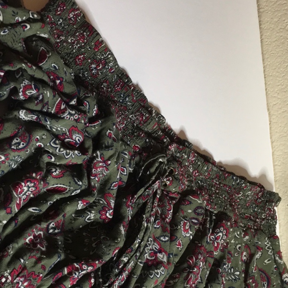 Torrid green Paisley Dress size 2 (2XL) EUC - Picture 4 of 6